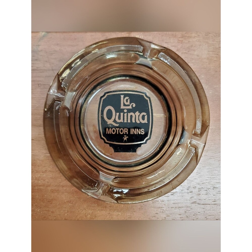 LaQuinta Motor Inns Glass Ashtray